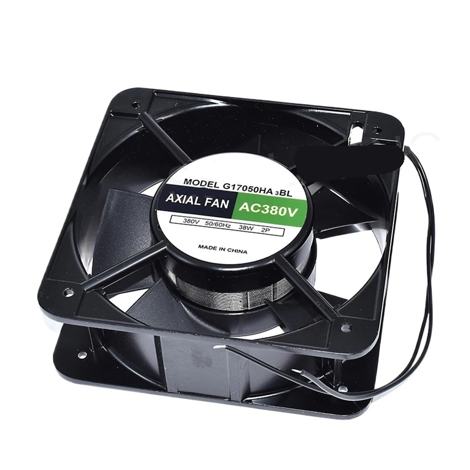 G17050HA3BL Cooling Fan AC 380V 38W 15050 15cm 150 * 50mm 50/60HZ 2 Wires
