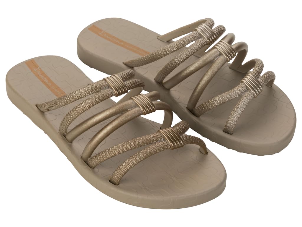 Ipanema Diversa Mais Slide Ad, Flip Flops Women, Beige Bronze, 8.5/9 UK