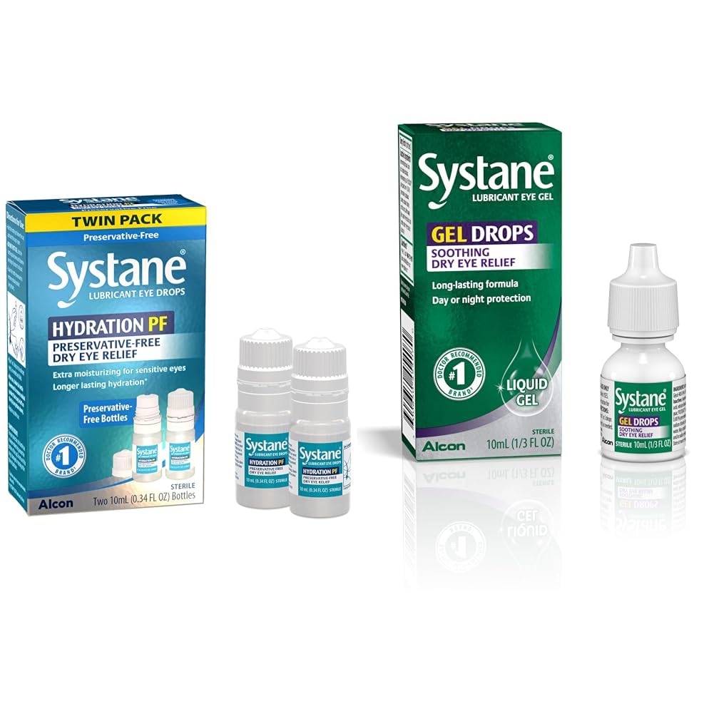 systane free liquid gel lubricant eye drops Amazon.com: Systane Hydration Multi-Dose Preservative-Free Eye Drops Dry Eye  Relief Twin Pack (2x10ml) & Lubricant Eye Gel Drops, 10-mL (Packaging May  Vary) : Health & Household