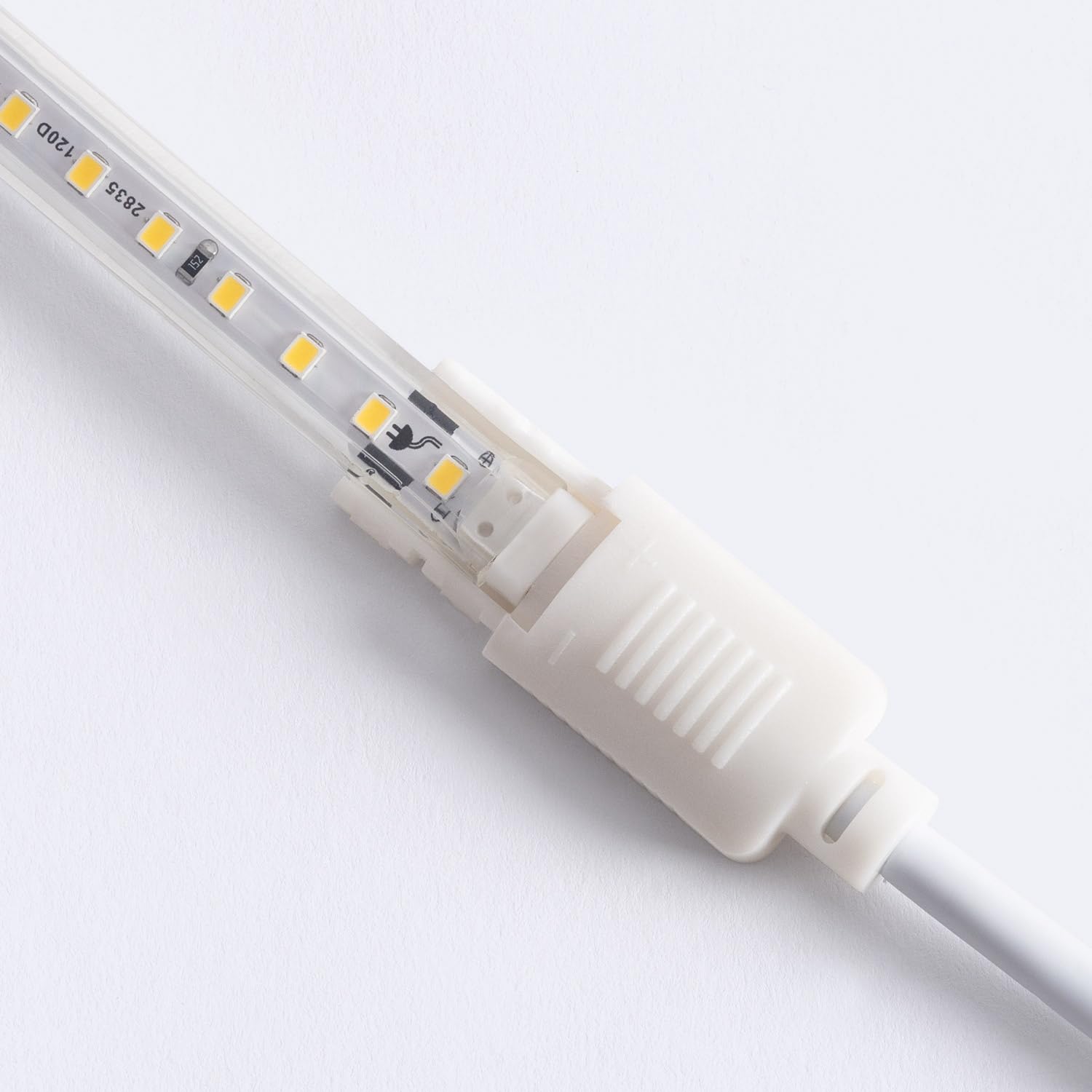 LEDKIA Tira LED Regulable 220V SMD 120 LED/m Color 8.5W/m Ancho 12mm Corte