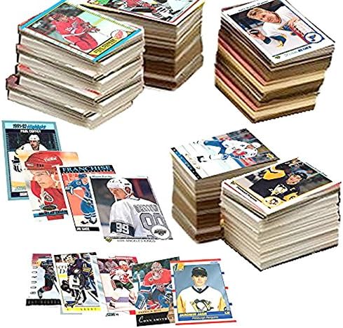 600 Hockey Cards Including Rookies, Many Stars, & Hall-of-famers. Perfect for Gift Giving.