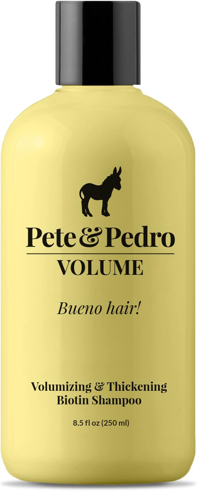 Pete & Pedro VOLUME SHAMPOO - Volumizing & Thickening Biotin Hair Strengthening Men's & Women Daily Cleansing Shampoo | Alcohol & Paraben Free | As Seen on Shark Tank, 8.5 oz.