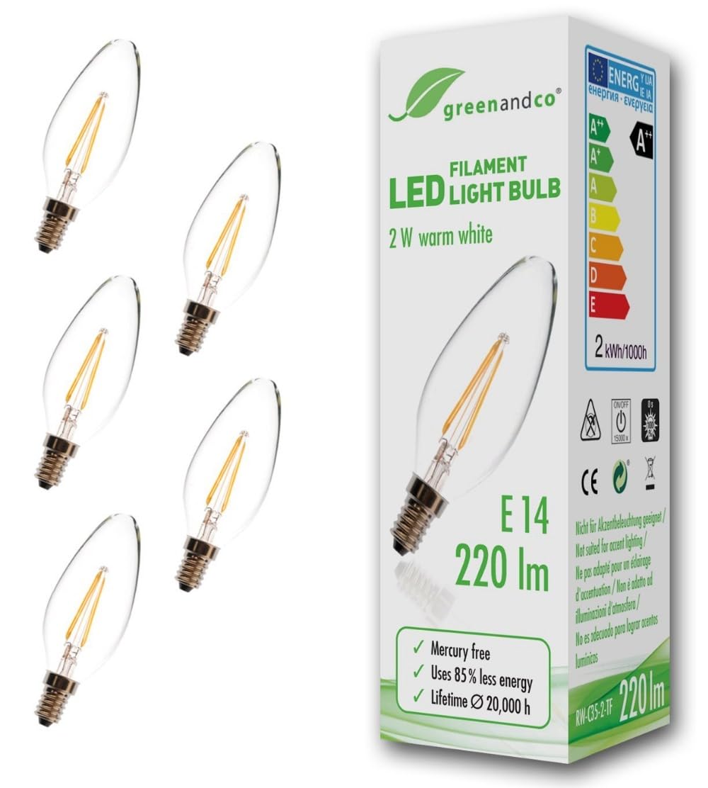 RZL Illuminazione Domestica 4 pz. AC220V E14 2W 4W 6W 3000K 200LM 400LM 600LM Lampadina a lume Bianca a Luce Bianca Calda Non dimmerabile GUIDATO Bulbo Spot (Dimensione : 6W)