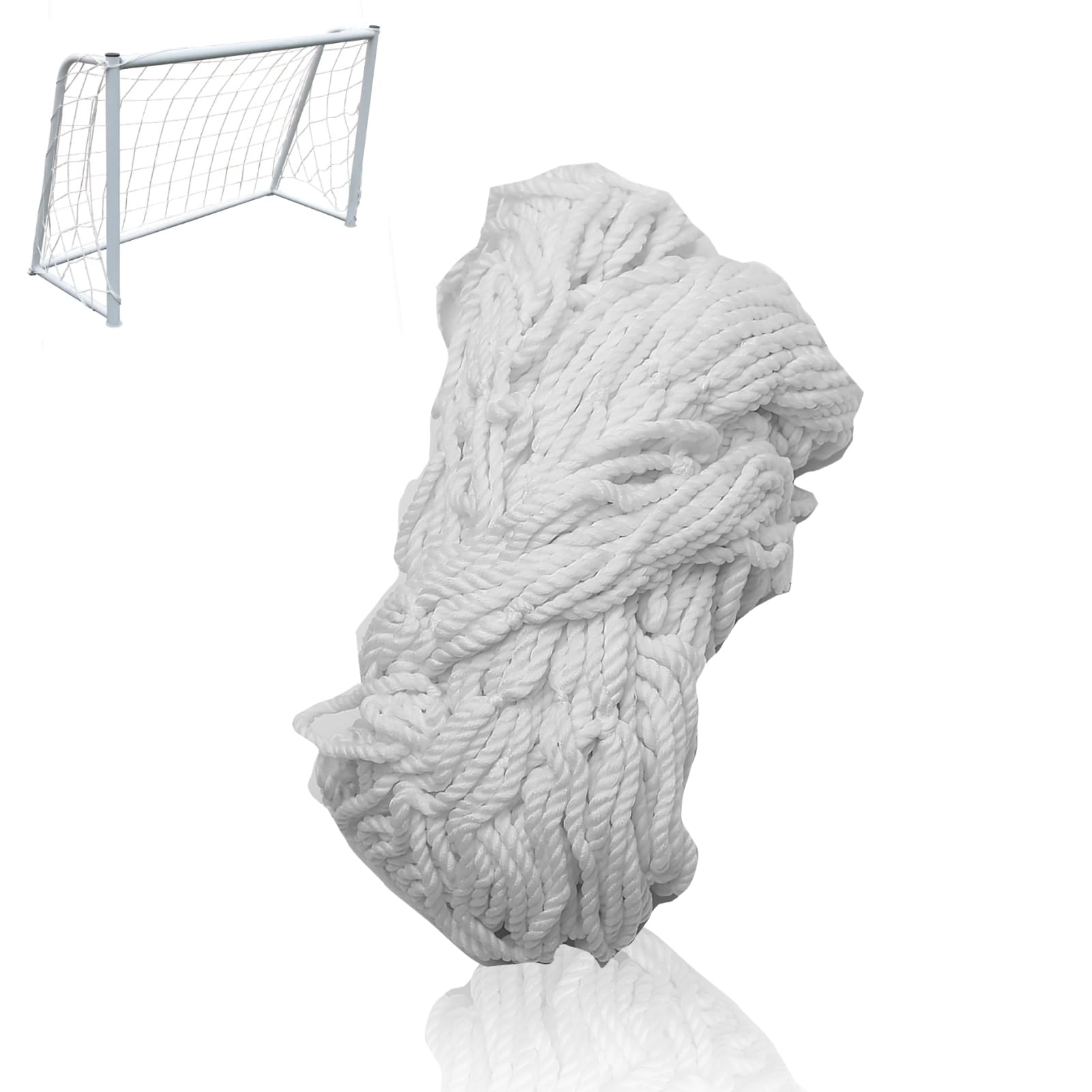 Soccer Net, Replacement Football Net Sports Soccer Goal Post Net Replacement for Sports Match Training (12X6FT)