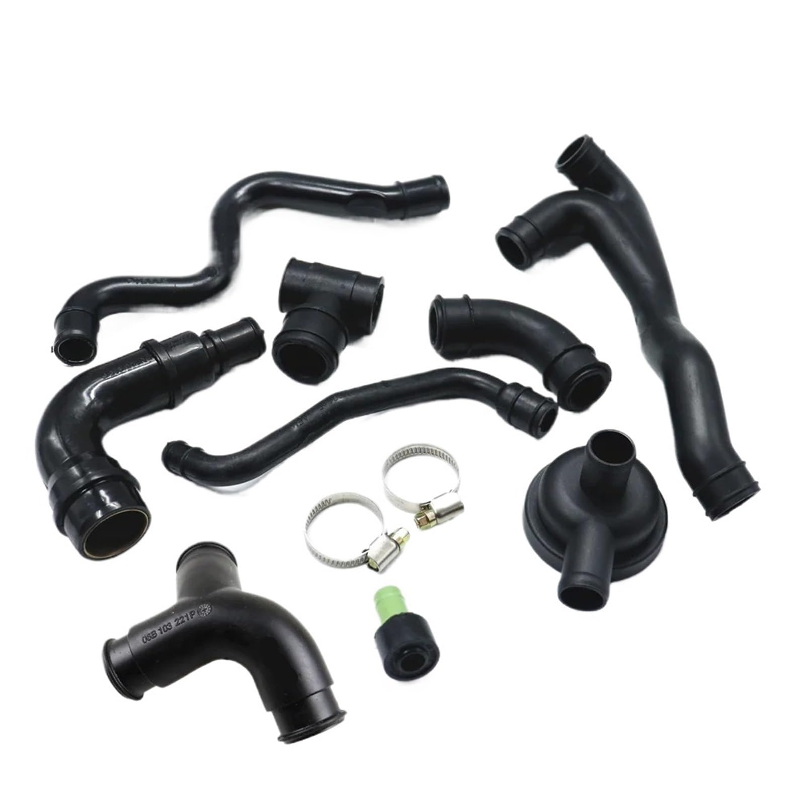 Jhytvbmloi 11Pcs Pcv Valve Fit For Audi A3 A4 A6 For Vw Golf Beetle For Jetta For Passat Crankcase Breather Hose Pipe Valve