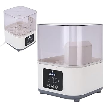 Incubator, Hatcher EU Plug 220V Thermostat Control with Water Injector for Home for Children