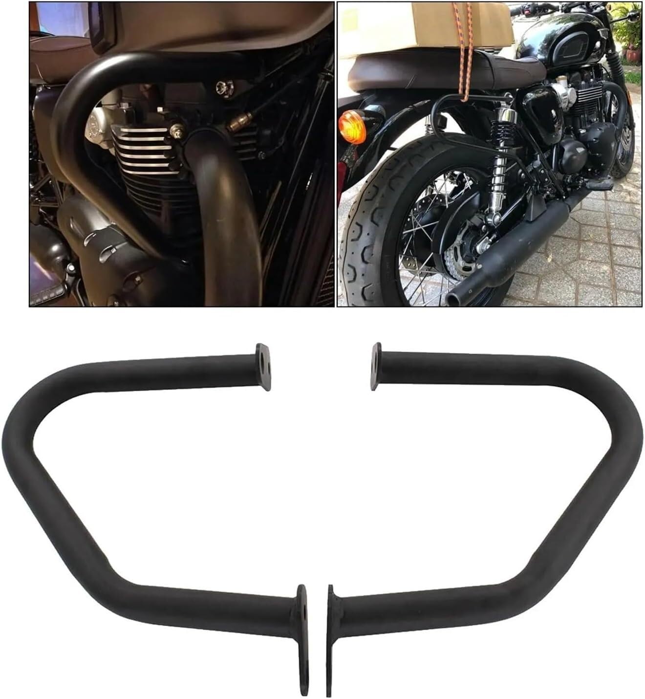 Barre protezione moto Barre paramotore per moto 1 paio nere per per protezione motore 200 2016-2019