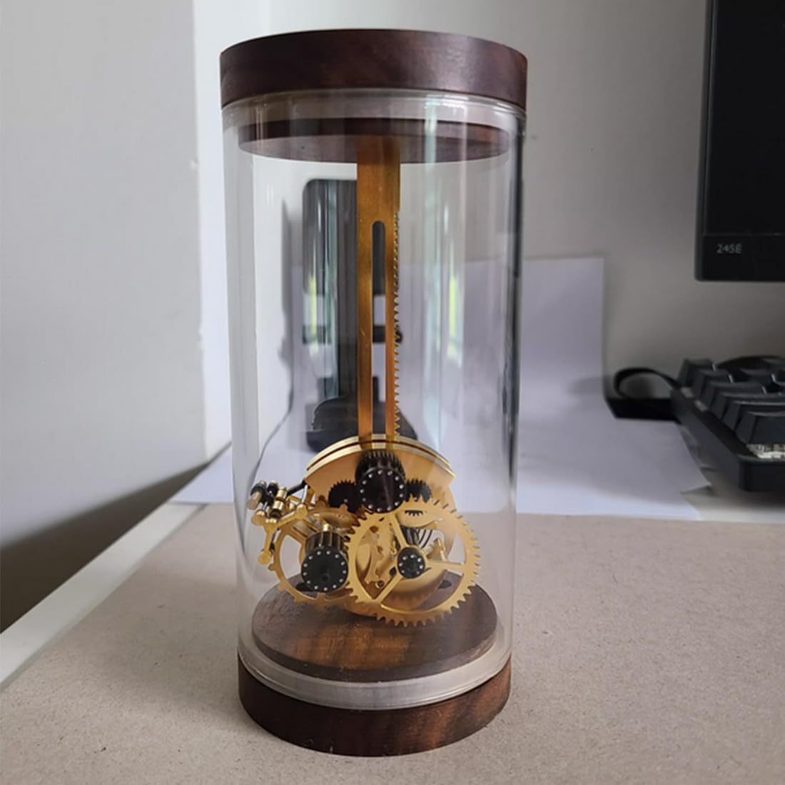Mechanische 3 Minuten Sanduhr Timer Modell, genaue Zeitmessung Stundenglas Eieruhren für Geschenke, Büro, Schreibtisch, Hochzeit Dekorationen
