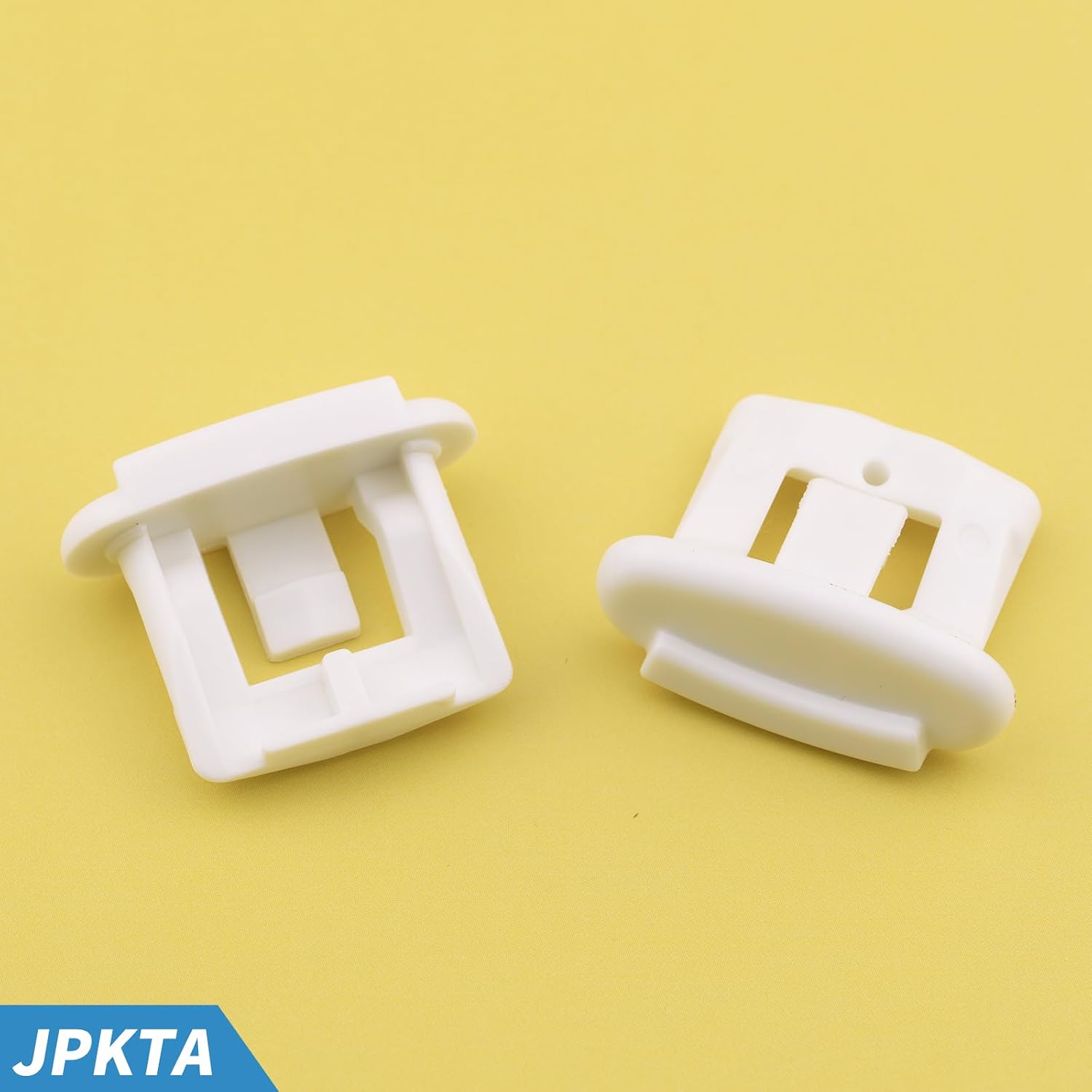 2 Pack WD12X10304 Dishwasher Upper Rack Slide End Cap Stop Clip Replacement Part by JPKTA Compatible with GE Hotpoint Kenmore Dishwashers Top Rack Repalces AP4484666 WD30X97 1556527 WD12X0344