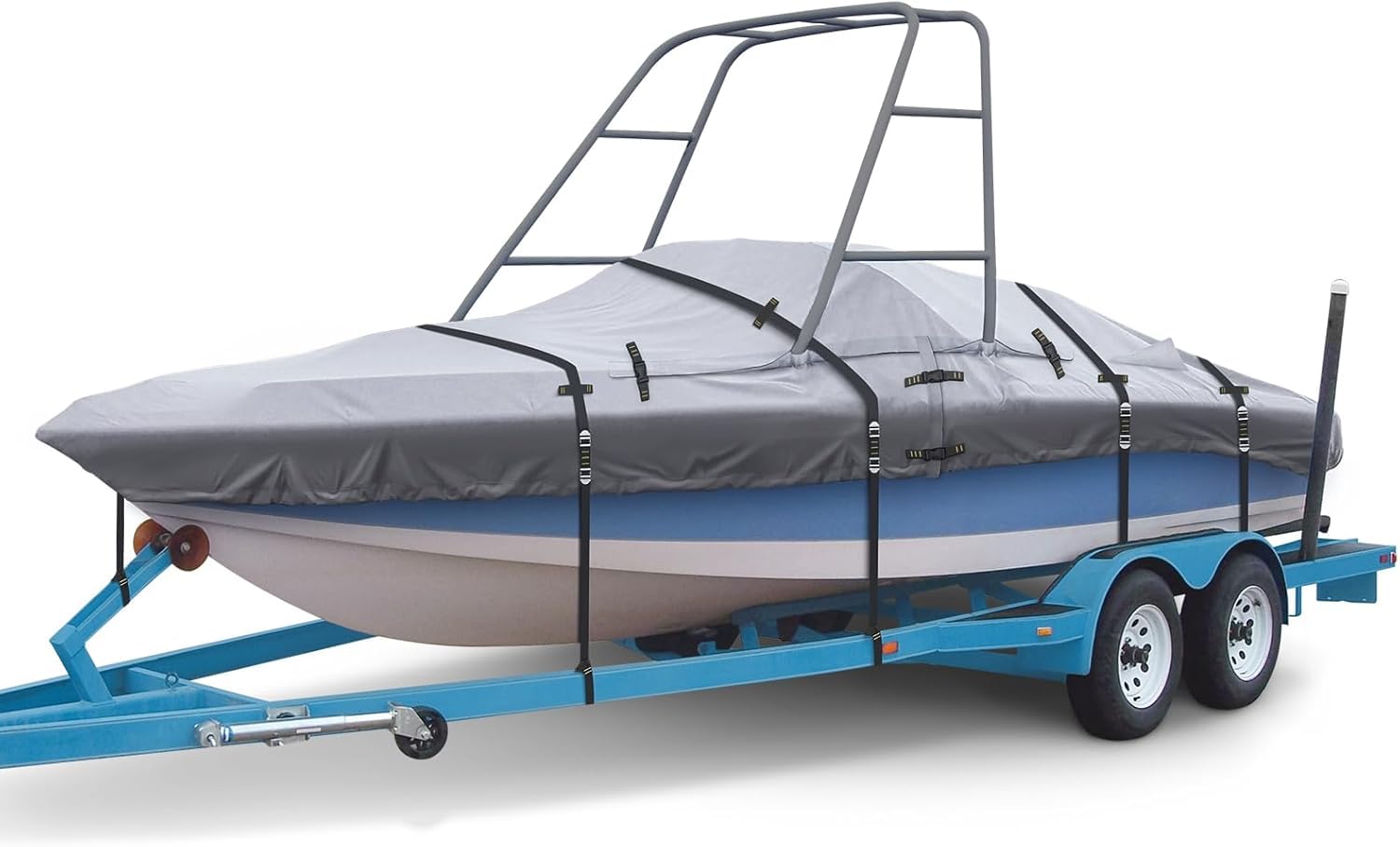 V-Hull Fish Ski I/O 17' 18' 19' Boat Trailerable Cover Color - Foto 8