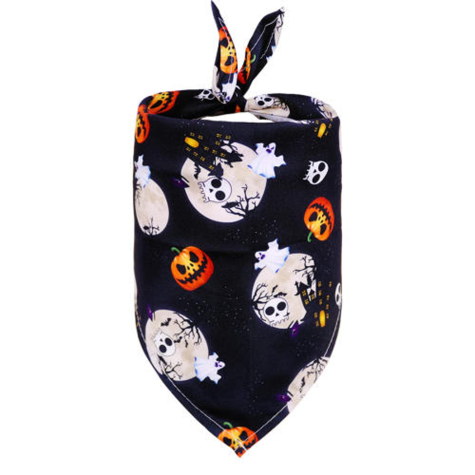 Lot de 10 bandanas pour chiens - Accessoires pour chiens - Bandana style citrouille - Fournitures pour animaux domestiques - Bandanas pour petits chiens et chiots - 05
