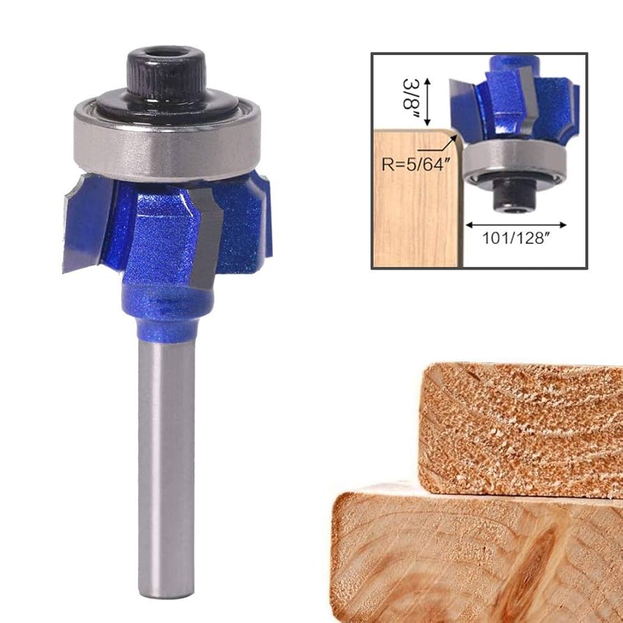 Router Bit Set Corner Rounding Edge Forming Roundover Beading Router B