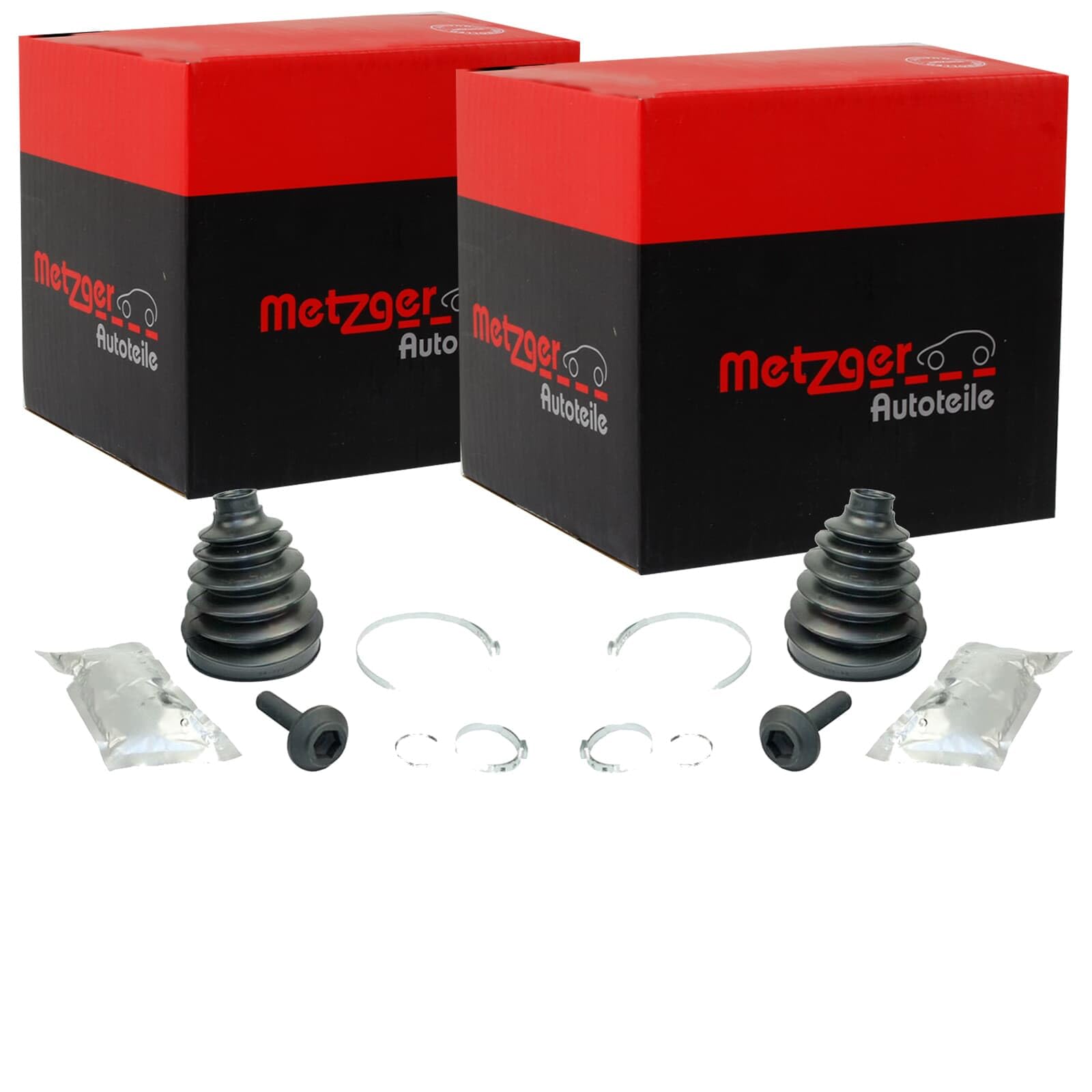 2x Metzger Achsmanschetten Satz | 2x 751.089 passend für A4 A5 A6 A7 A8 links+rechts