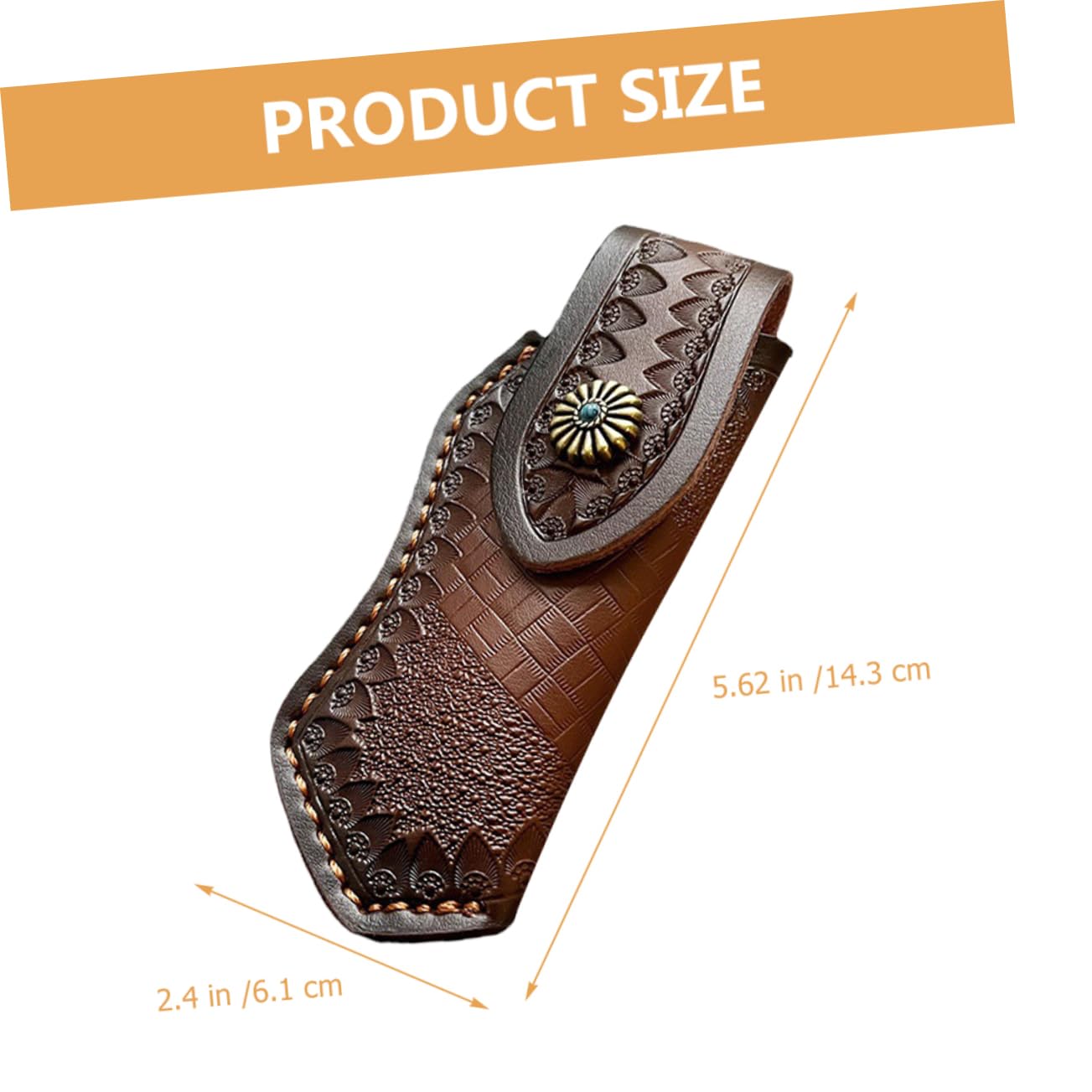 Alipis 5 Piezas de Cuchillo de Cuero de Funda de Cintura Portátil para de Chef Protector de Cutter Diseño Práctico y Duradero