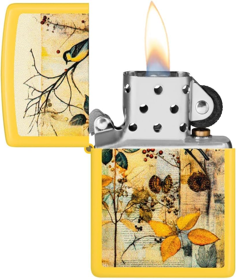 Encendedor Zippo Grabado Personalizado Diseño Girasol miniatura 4