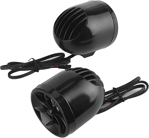 Miniatura 7 de Fydun Altavoz de la motocicleta 12V para audio amplificador de música Altavoz de alta potencia con efecto de luz Plug and Play