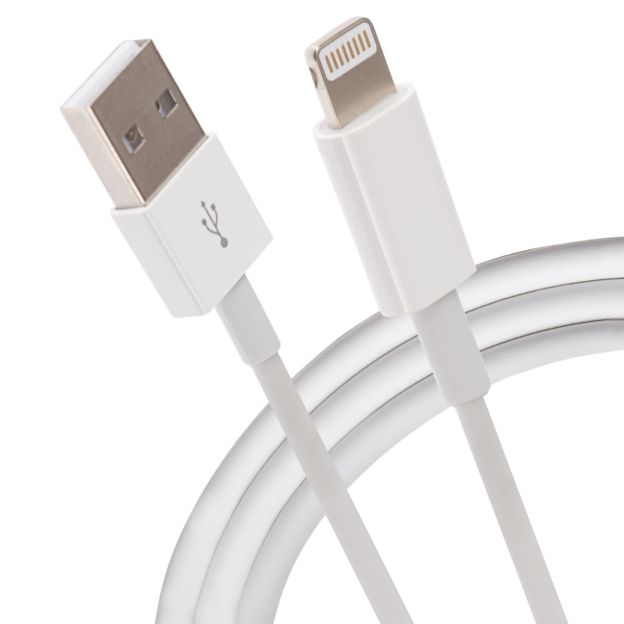 Maplin White Lightning Connector To Usb-A Charging Cable - 0.5M