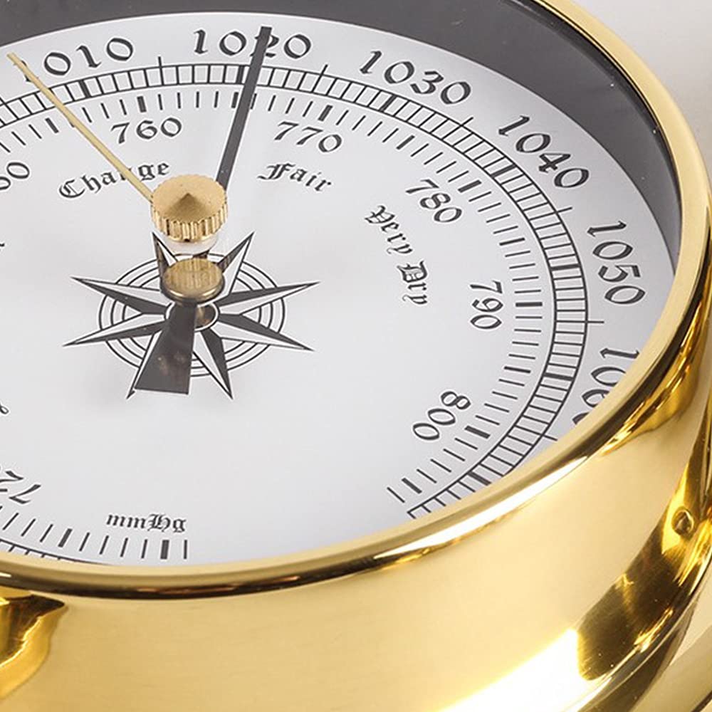 Horloge de Marée Cuivre 115 mm Bateau Station Météo Suspendu