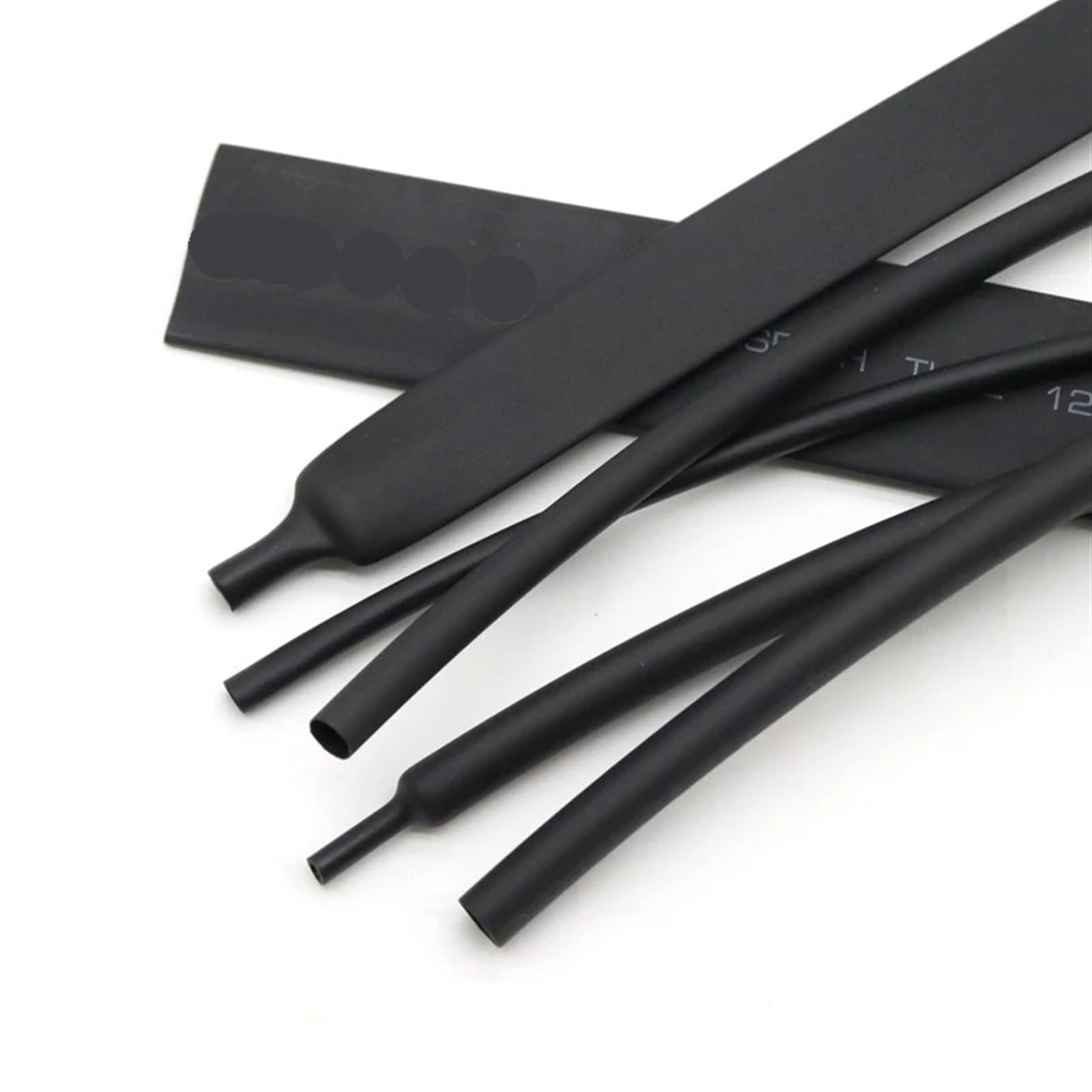 Guaina termorestringente, Guaina termorestringente Impermeabile con Rapporto 3:1, Guaina for Cavi Rivestita isolata, Diametro 1,5~50 mm, Senza Colla, for Cavi ordinati da 1 m(50MM-1M)