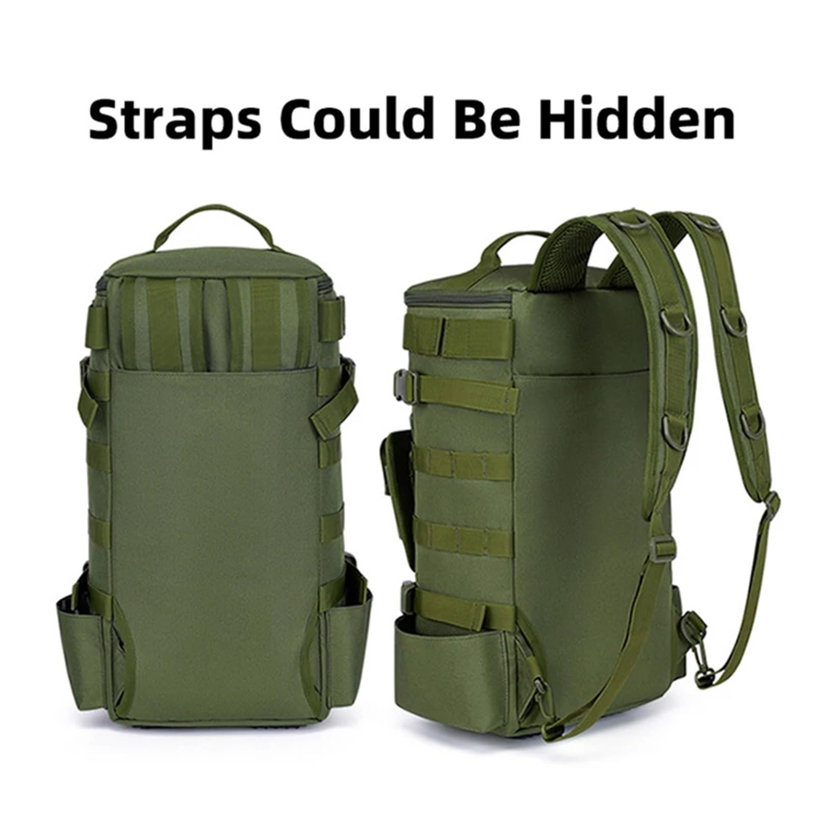Mochila multifuncional for aparejos de pesca, acampada y senderismo(Khaki)