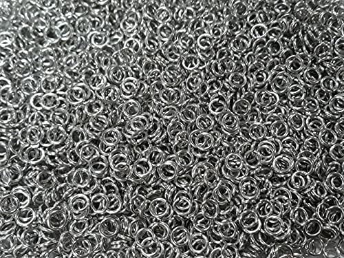 1 Pound Bright Aluminum Chainmail Jump Rings 16G 7/32