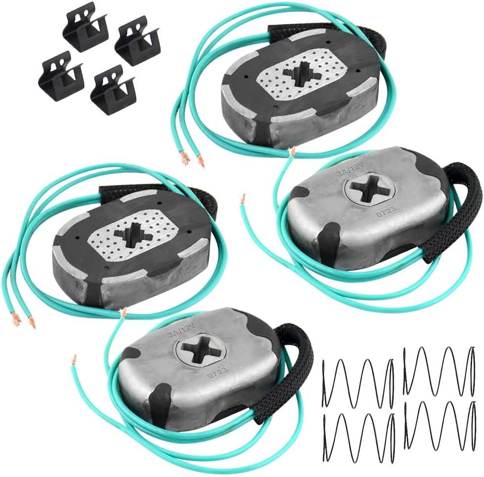 4Pcs 10" Electric Trailer Brake Magnet Kit for 10" x 2-1/4 Electric Brakes Assembly Fits Most 3,500 lbs Axles Trailer Brake Magnet Kit