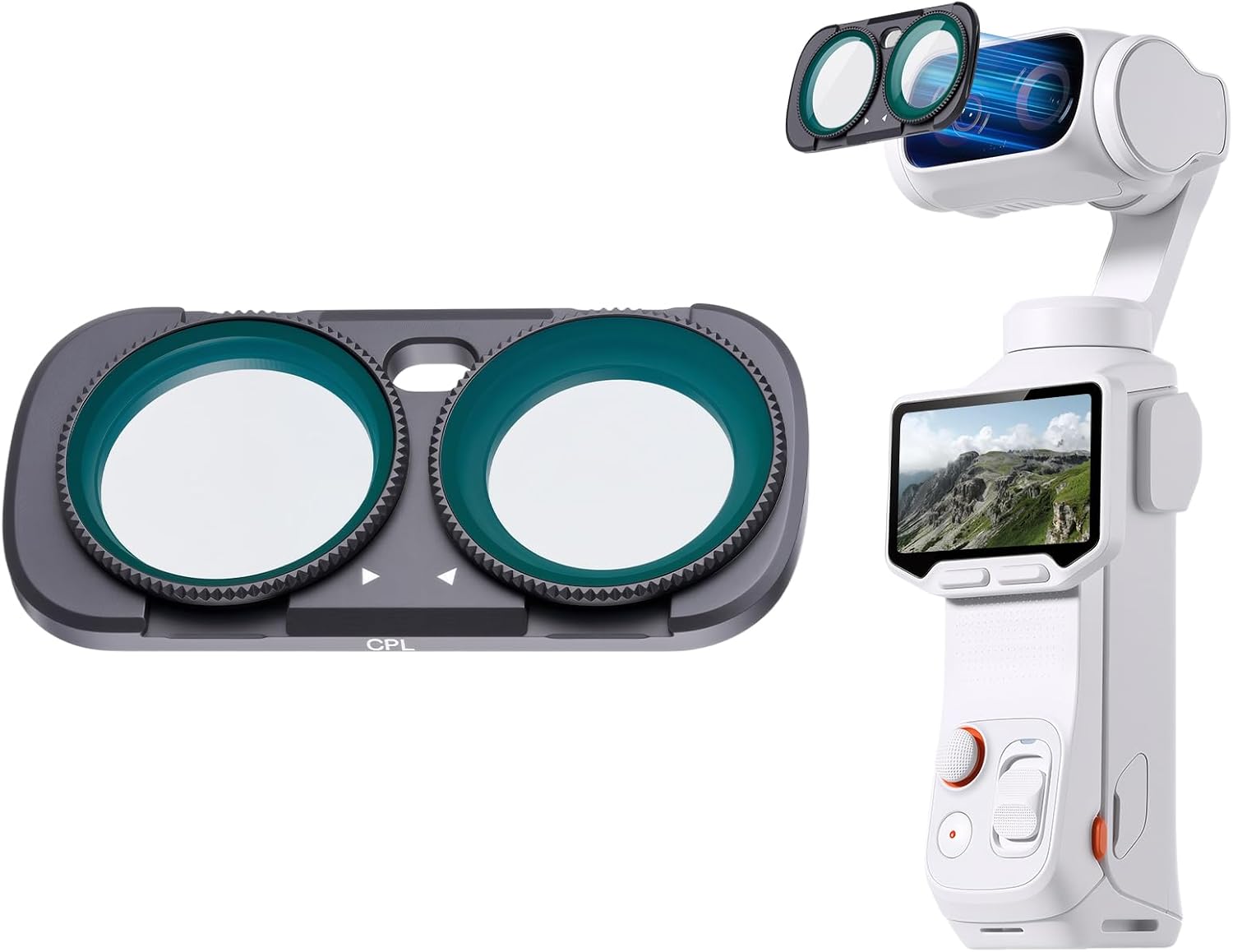 Selens Magnetic CPL Filter Kit Compatible with Insta360 Luna Ultra