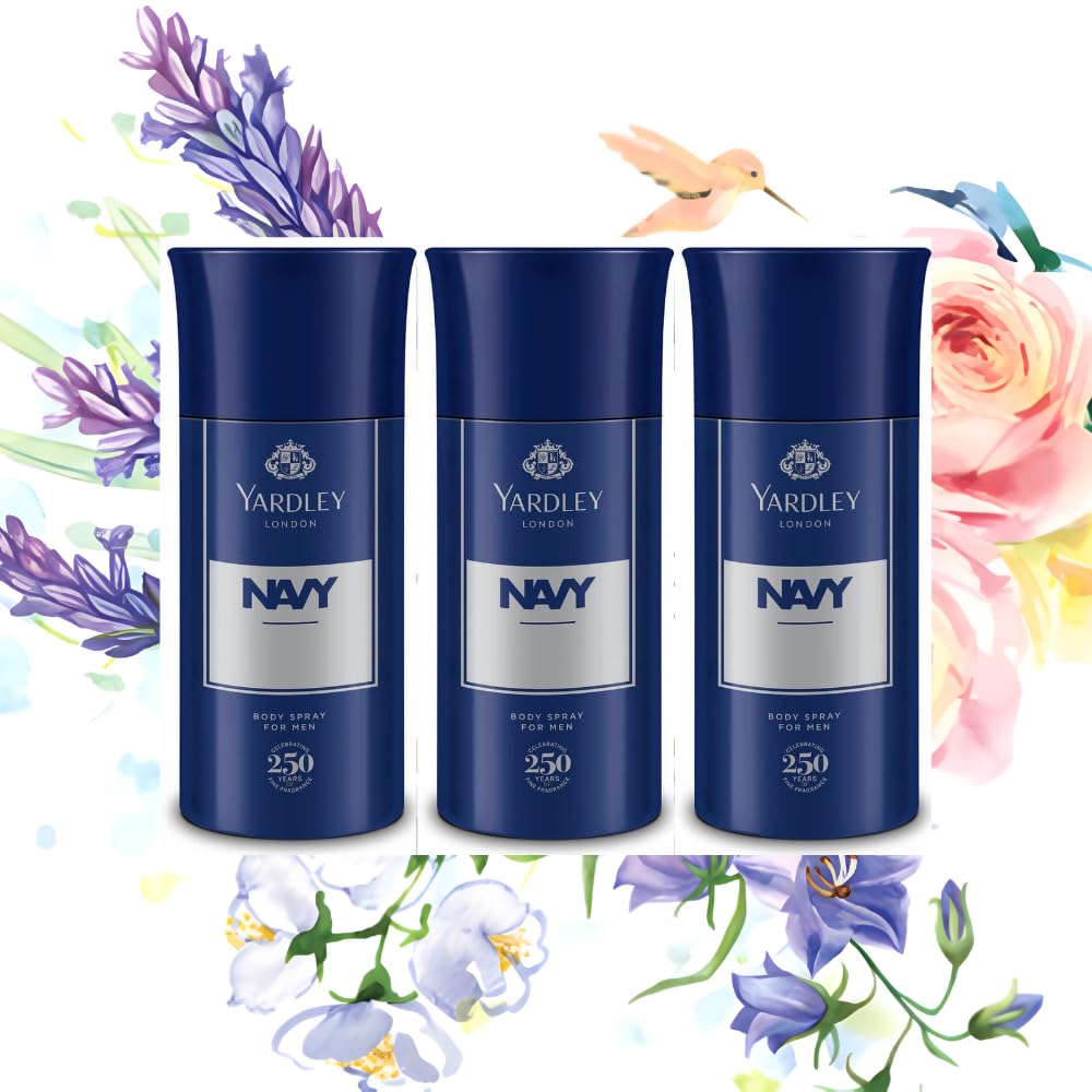London Navy- Body Spray for Men- 150ml (PACK OF 3)