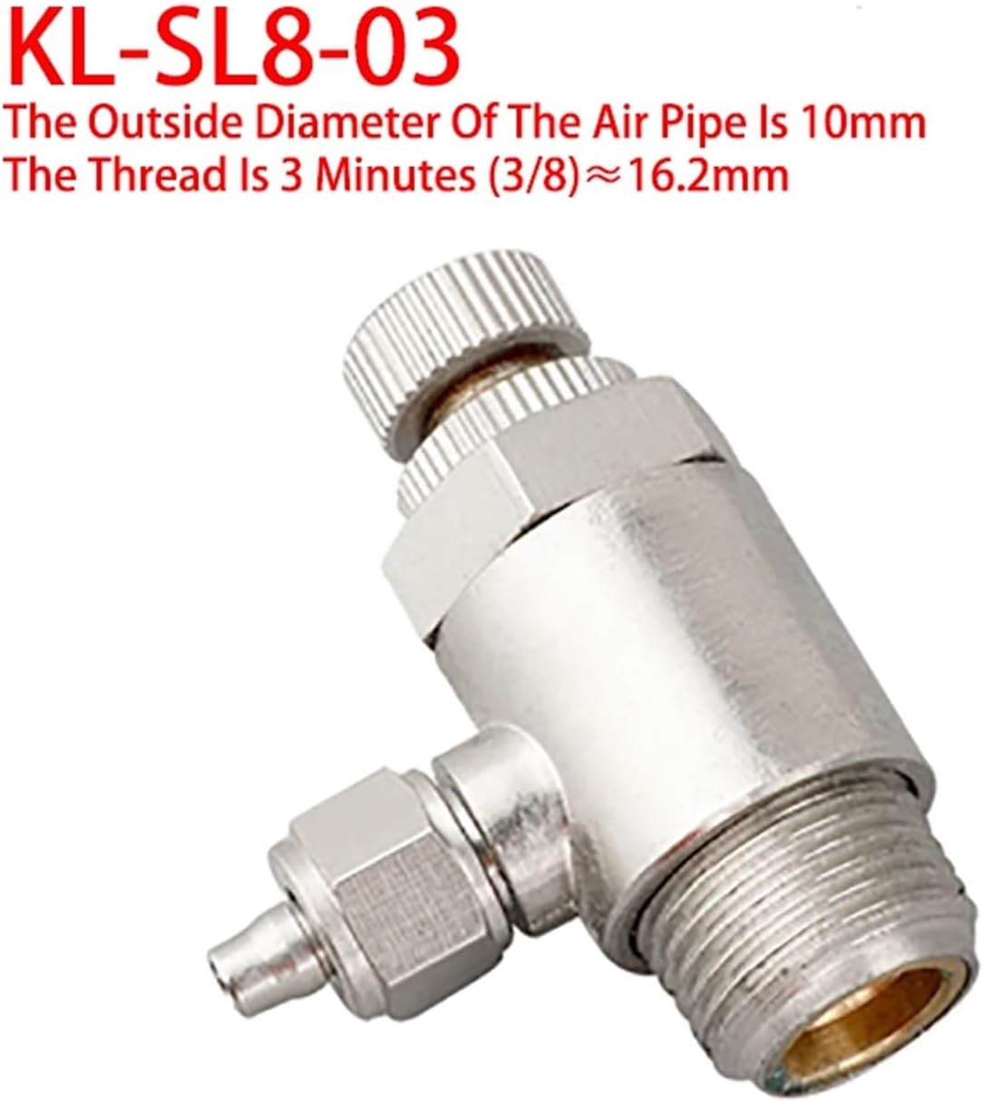 1 piece KL-SL6 KL-SL8 KL-SL10 KL-SL12 quick tightening quick connector accessories pneumatic elbow(KL-SL8-03)