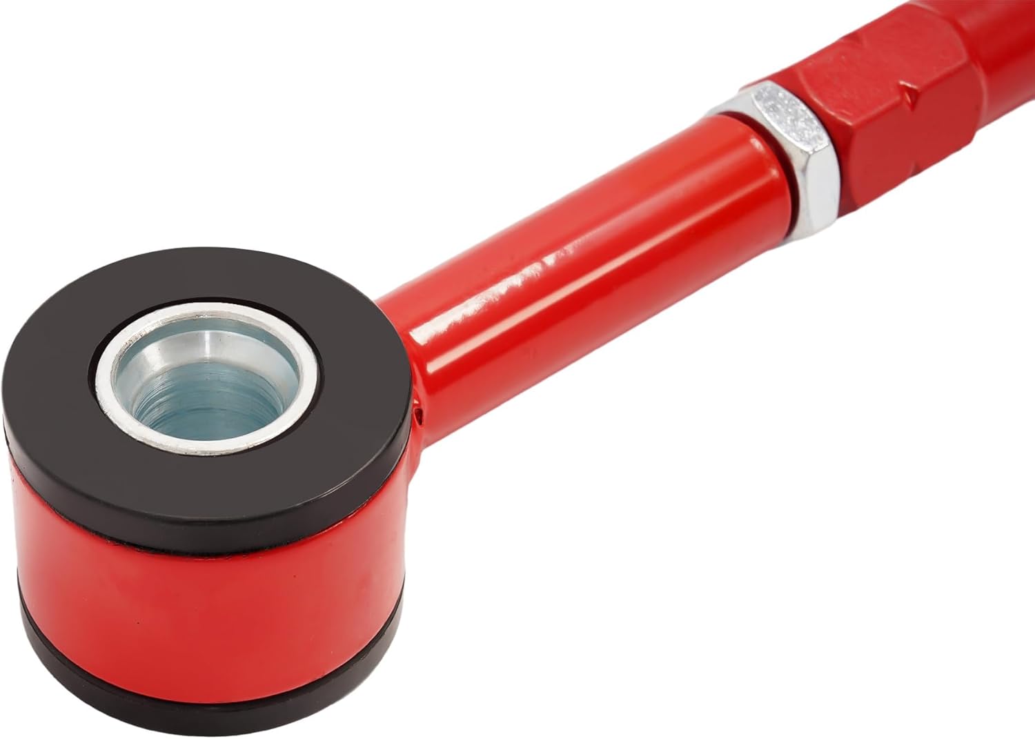 Adjustable Rear Traction Rod Compatible with 2003-2009 Nissan 350Z/ Infiniti G35 Coupe Sedan Radius Arms Steel Powder Coated Red