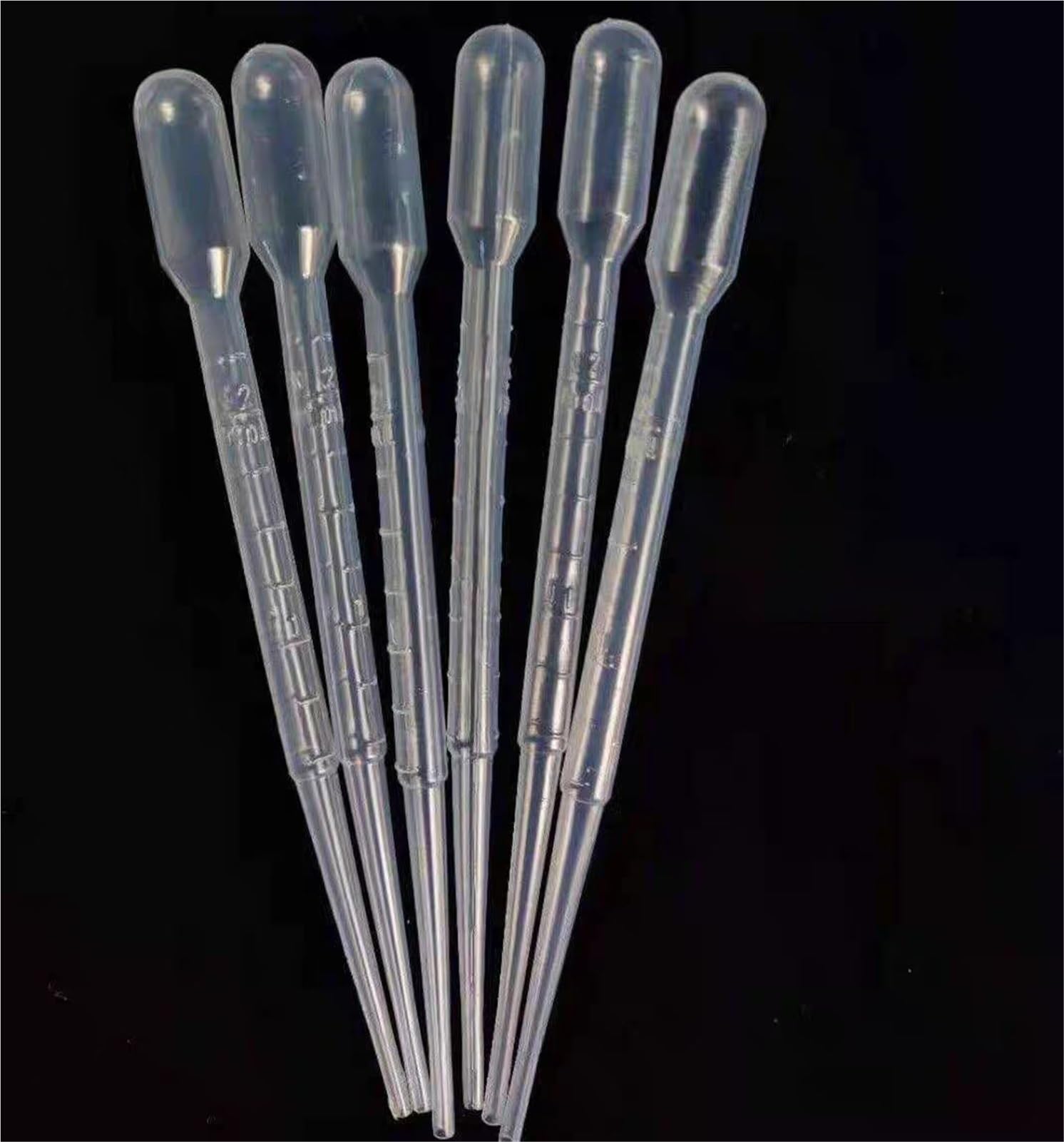 100 Stück bis 1000 Stück Labor 3 ml Kunststoff-Pasteurpipette Transferpipettentropfer Polyethylen(3ml 1000pcs)