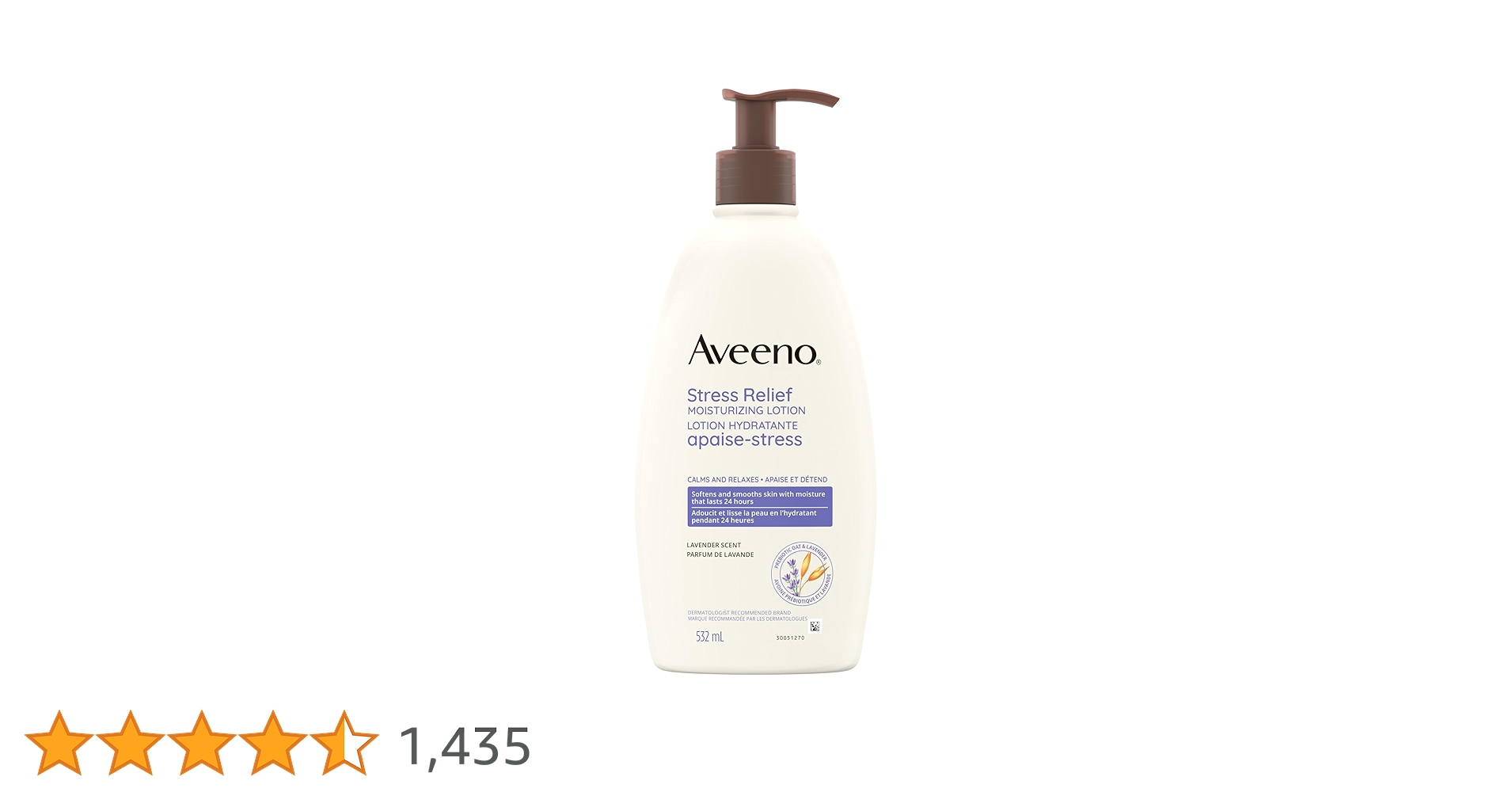 Amazon | Aveeno Body Moisture Stress Relief Moisturizing Lotion