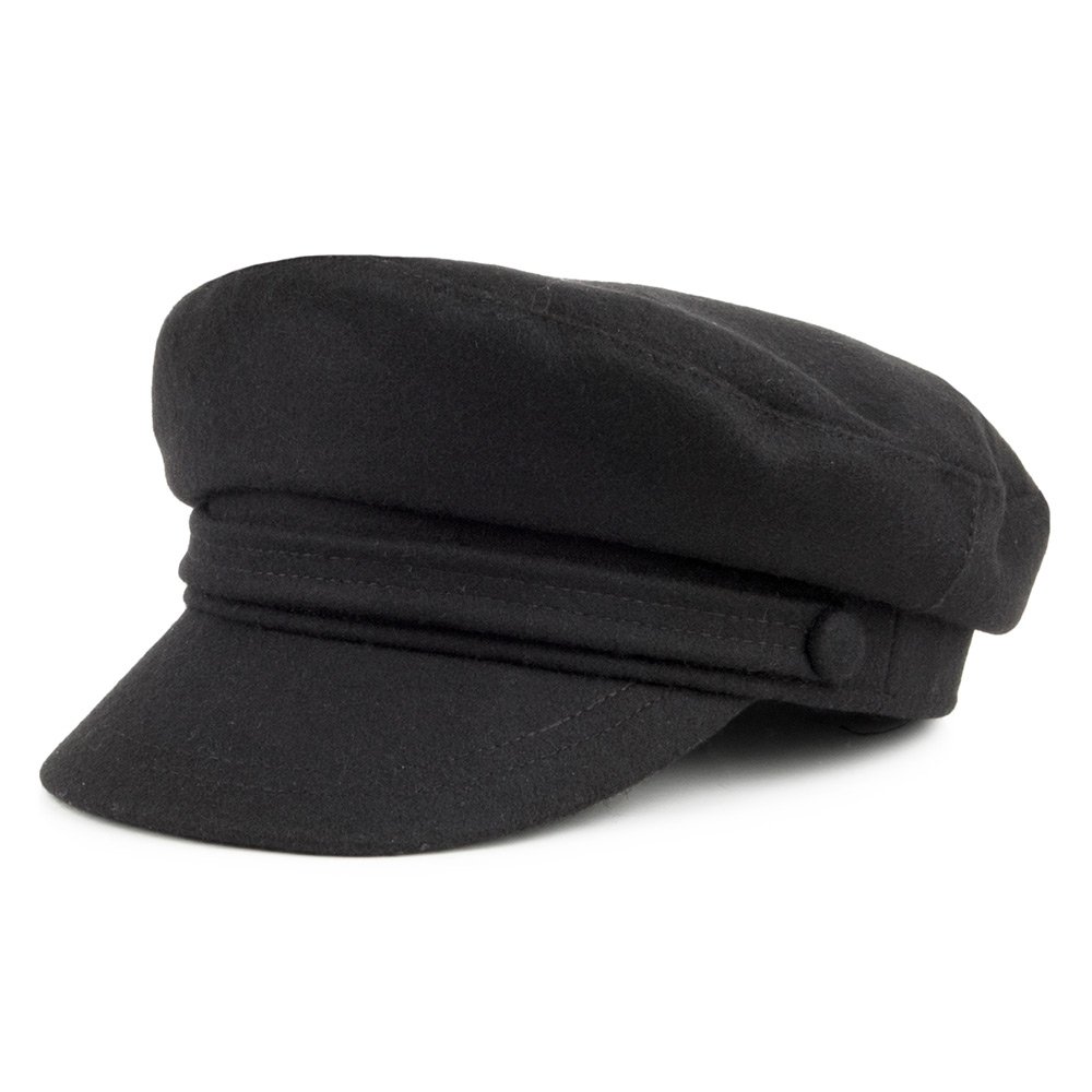Jaxon & JamesWool Blend Fiddler Cap - Black