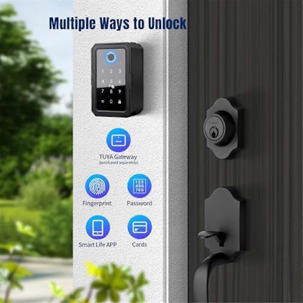 Smartkey Lock Box, Home Key Wireless Smartlock, elektroniczna skrzynka na klucze aplikacja kod cyfrowy Bluetooth K