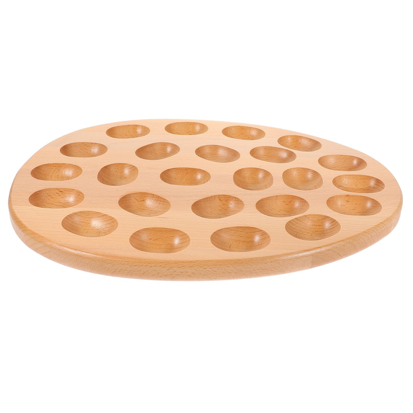 Plateau de service pour œufs farcis en bois lors de vos buffets