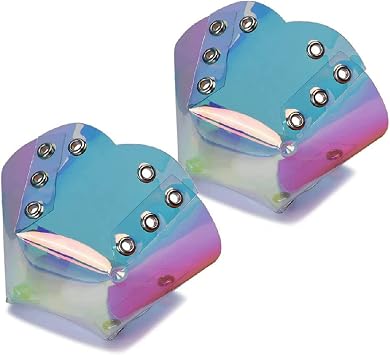 1 Pair Colorful Toe Cap Guards Protectors PVC Skate Toe Caps Roller Toe Guards for Quad Roller Skates