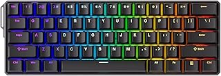 FUN60 Ultra Rapid Trigger Gaming Keyboard 8k Magnetic Switch TMR Aluminum Keyboard Multi-Modes Black Shine-Through MagMech(Glare Magnetic Switch)