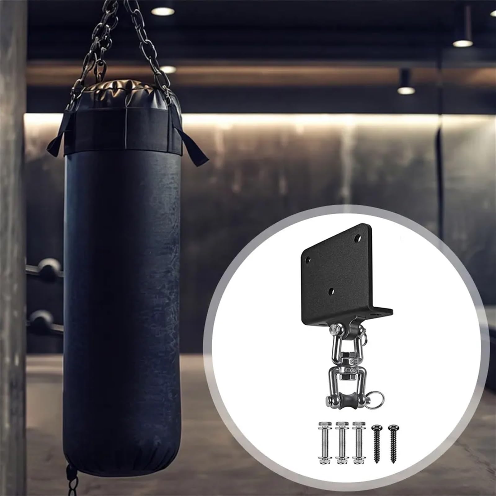 Ganci for Altalena e Sacco da Boxe in Acciaio al Carbonio