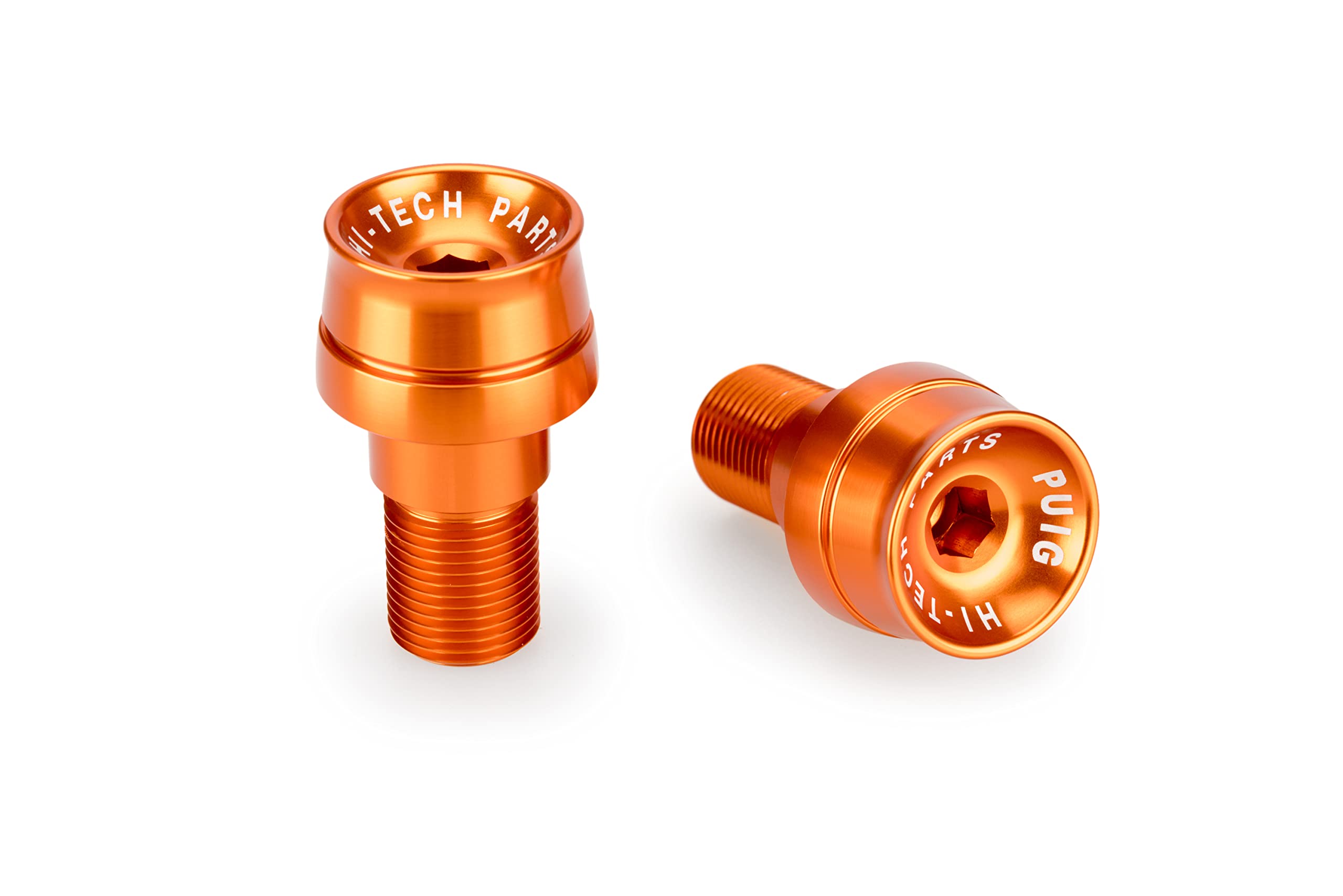 Puig Orange Speed Bar Ends Yamaha TMax 560 Tech Max 2022-2024