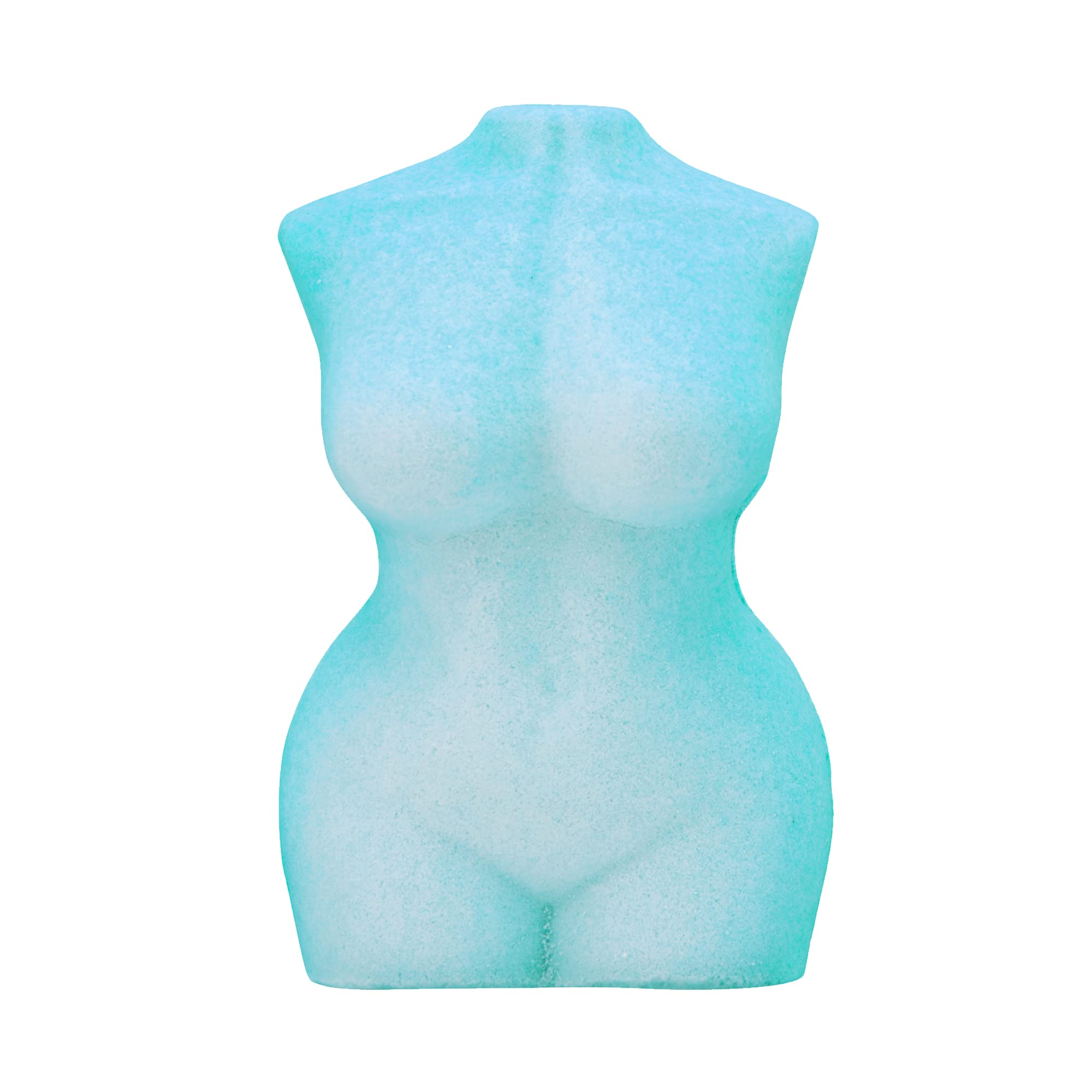 Holler and Glow Love Everybody Bath Bomb, Body Shaped, Fresh Scented, Colourful & Fizzy, Relaxing, Body Positive, Playful, Vegan, Cruelty Free, Novelty Gift, 150 G
