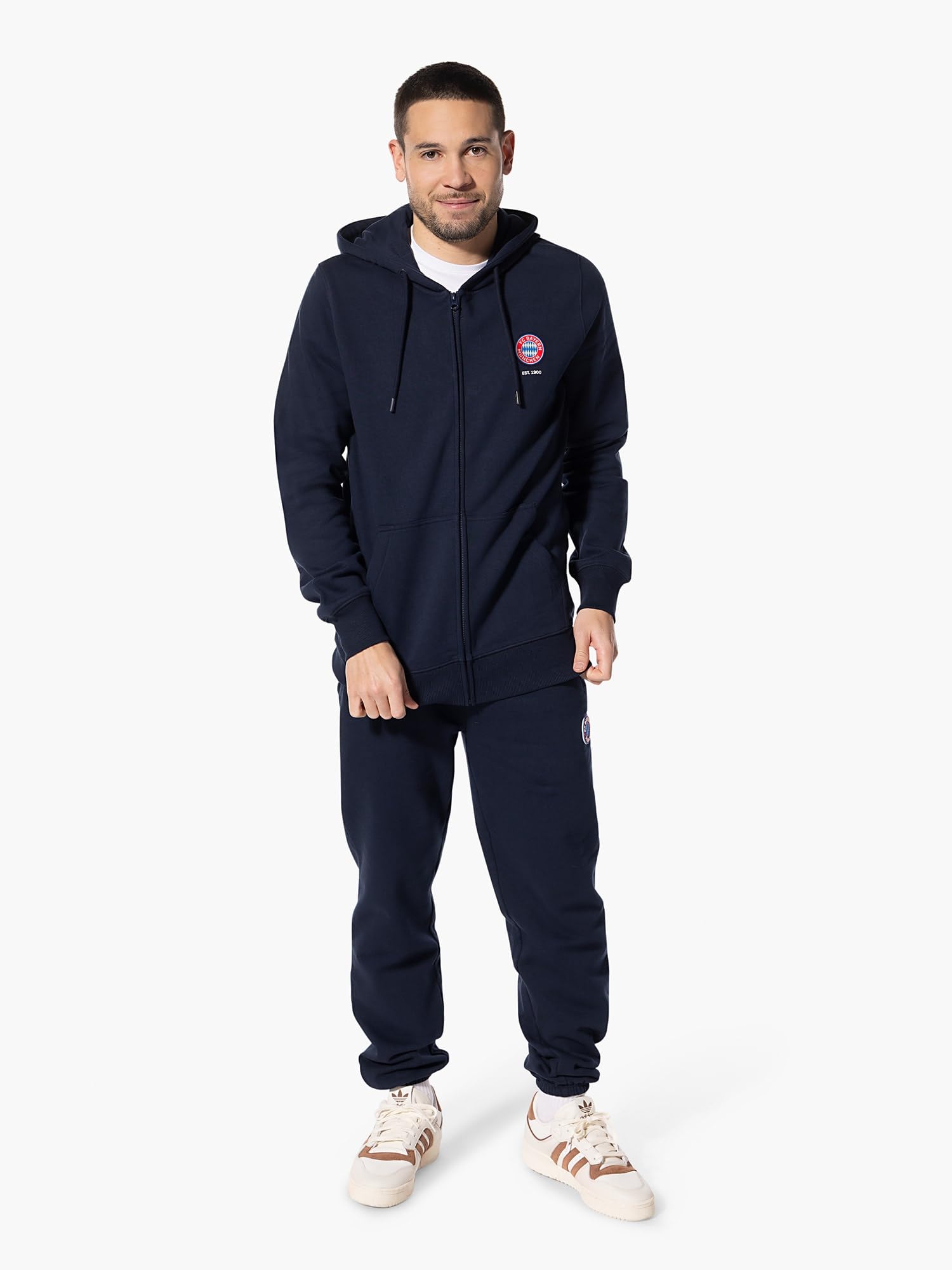 FC Bayern München I Zip-Hoodie Essential I Herren I Navy