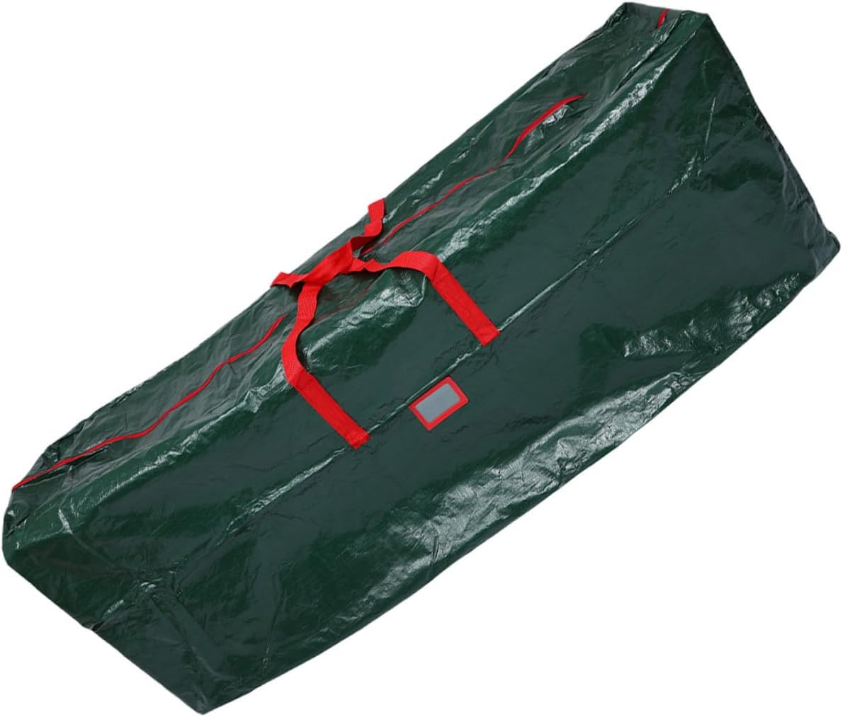 Abaodam Christmas Tree Storage Bag Zippered Waterproof Green 165x38x76cm with Carry Handles Dustproof Xmas Tree Container for Holiday Décor Organization