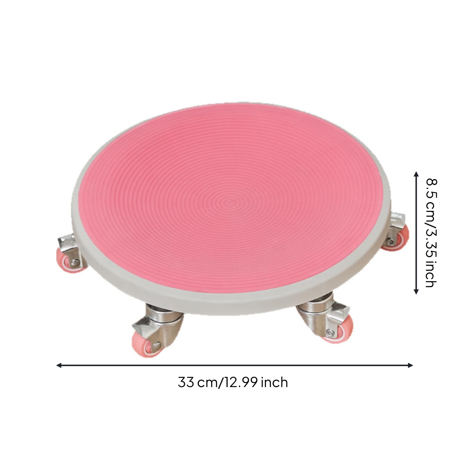 Effektiv Bauchmuskel-Gleitscheibe, Rosa, color to 2
