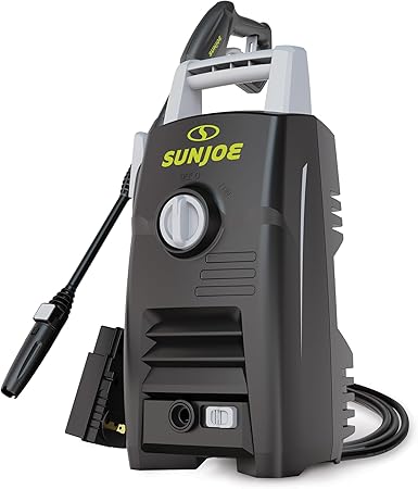 Sun Joe Electric Pressure Washer with Powerful Motor for Cars/Fences/Patios/All