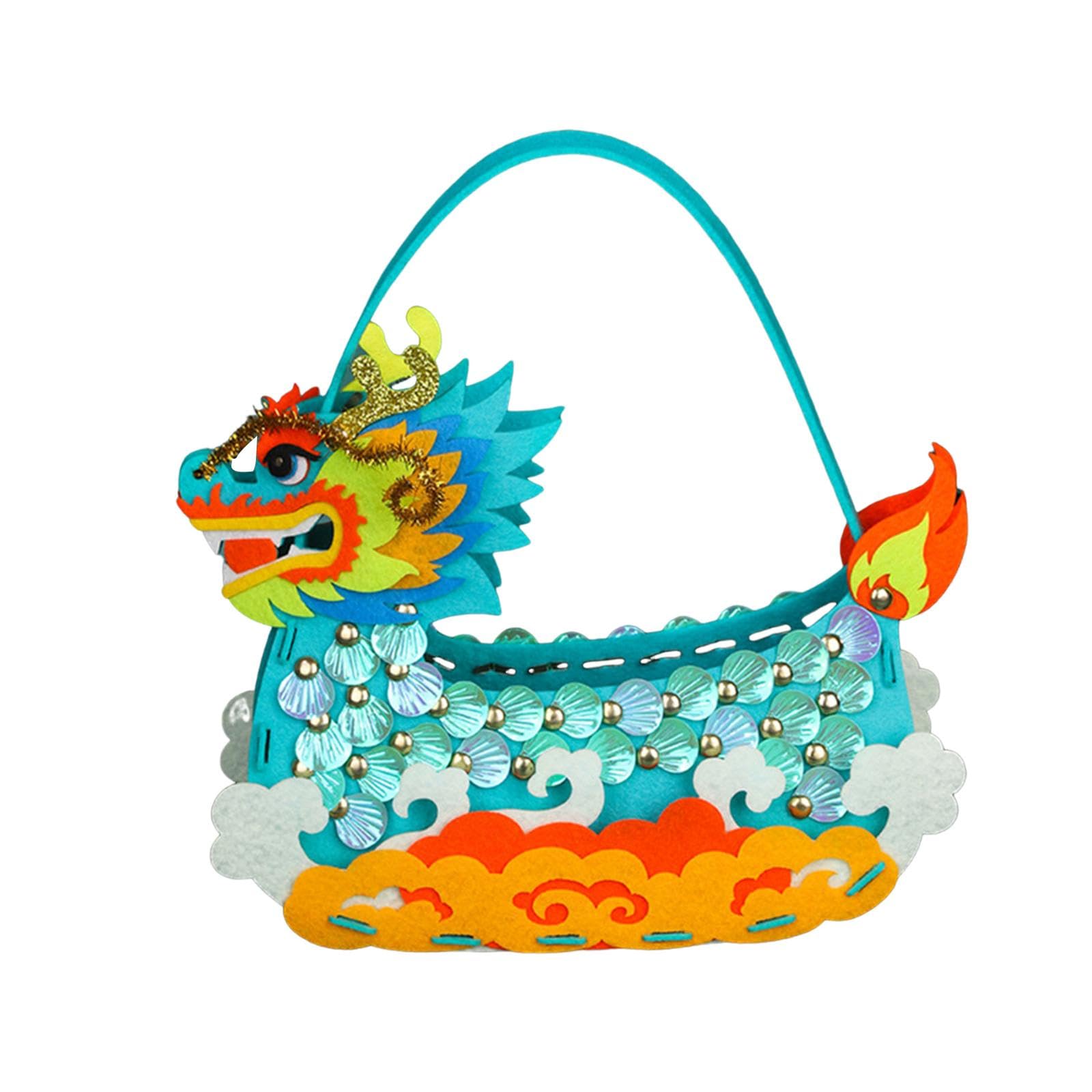 THE STYLE SUTRA® DIY Dragon Boat Festival Craft Kits Dragon Boat Festival Decor for Beginners Green