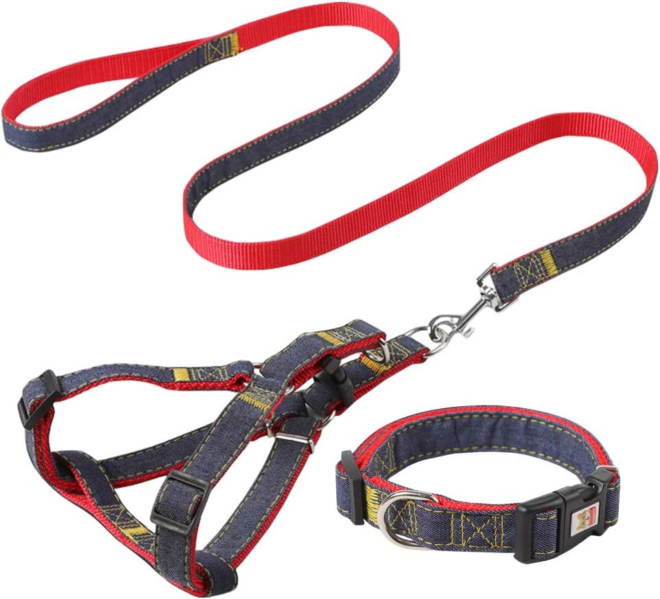 Collar leash harness set Clearance