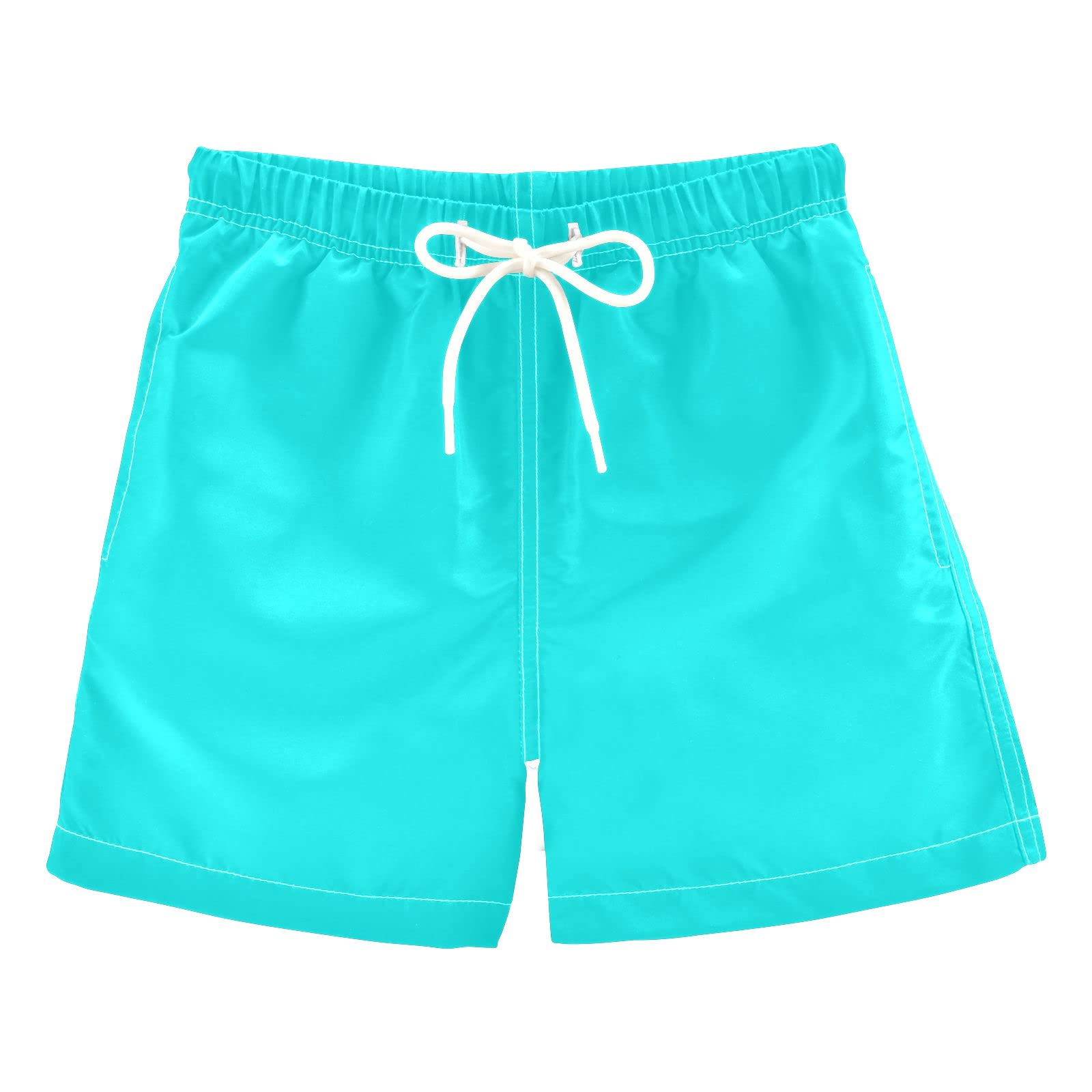 Turquoise Boys' Swim Trunks Boys Swim Board Shorts for Kids 6 Years