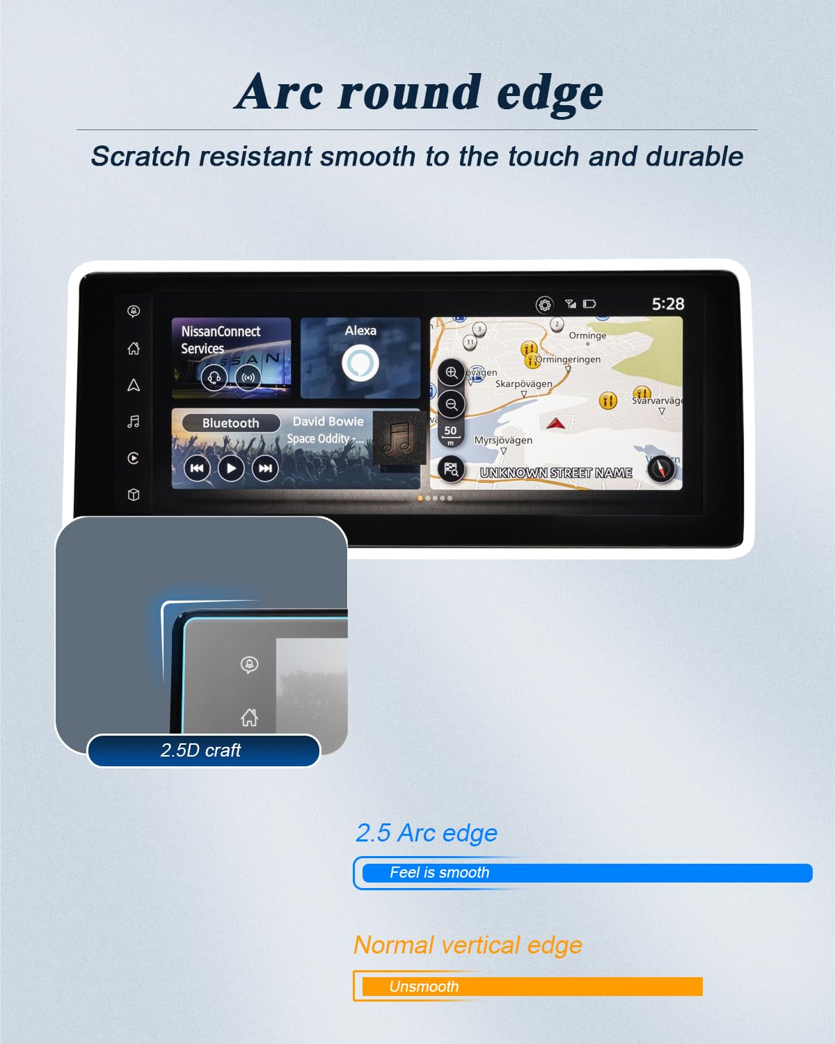 Pellicola Proteggi Schermo Per Nissan Qashqai J12/X-Trail T33 2021-2023 - Vetro Temperato 9H - Foto 5