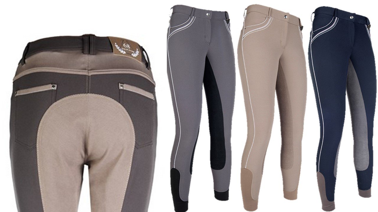 HKM Unisex Hose REIT-London- 3/4 Alos Besatz