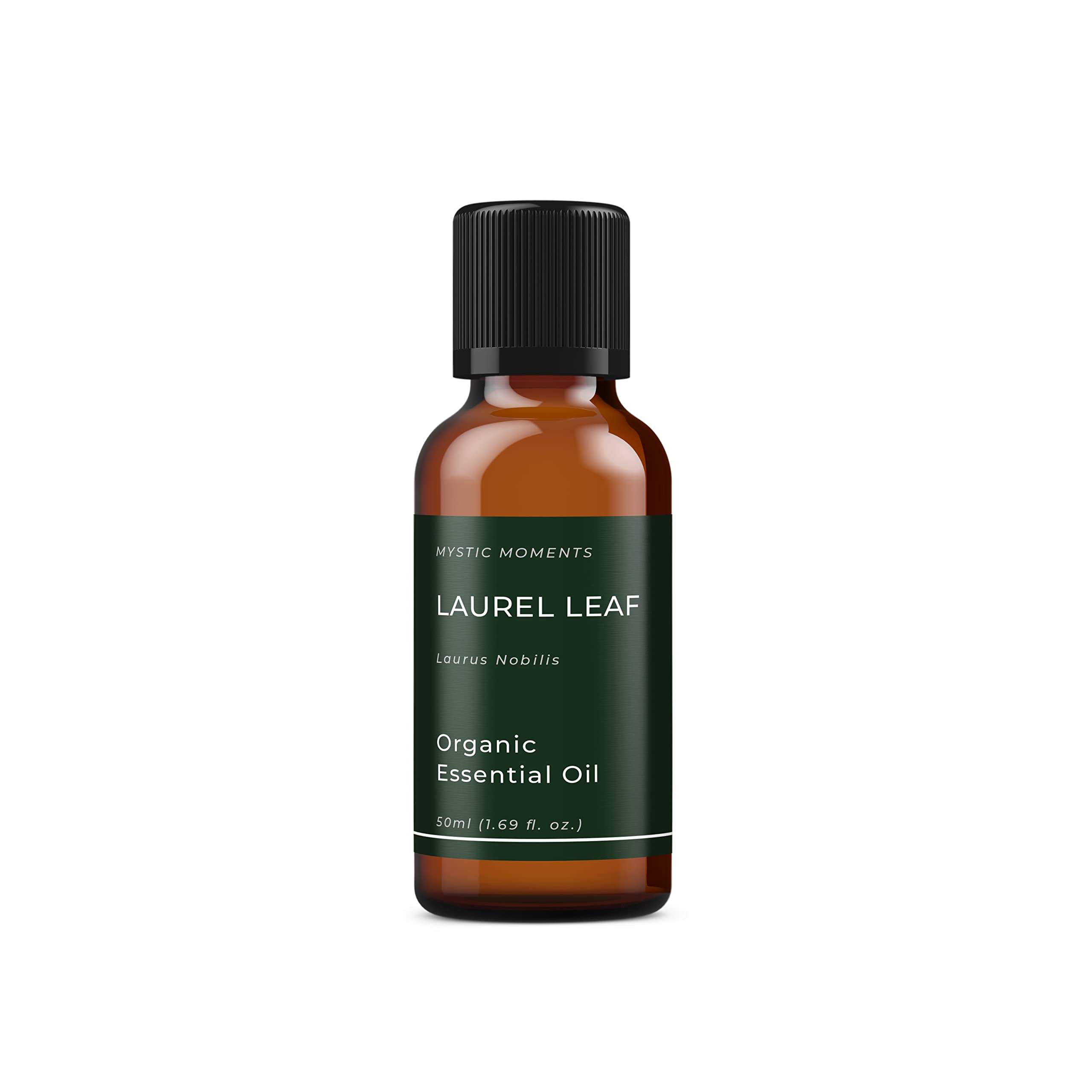 Mystic Moments | Huile essentielle biologique de Feuille de laurier | 50ml | Laurier noble apporte aux diffuseurs, aux mélanges d'huiles et aux formulations parfumées un arôme frais et herbacé et épicé.